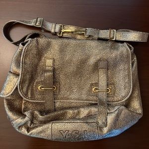 YSL gold crossbody